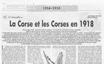 Corse et les Corses en 1918