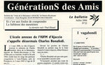 Journal GénérationS des amis n°22 (juillet 2006)