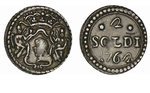 Pièce 2 soldi (1762)