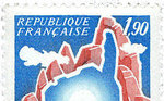 Timbre La Poste (1,90 francs) 1982