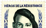 Timbre La Poste Fred Scamaroni (12 francs) 1958