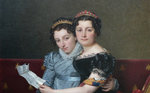 Bonaparte Charlotte et Zénaïde: portrait des deux soeurs (Jacques-Louis David)