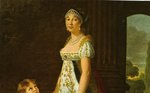Murat Caroline, reine de Naples avec sa fille Letizia (Élisabeth Vigée Le Brun)