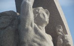 La statue en souvenir de la résistance à Ajaccio