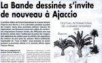 Présentation du festival BD 2004 à Ajaccio