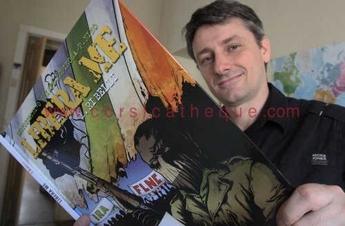 Frédéric Bertocchini, un scénariste BD dans Corsica Sera / BD à la TV