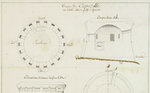 Anonyme, Tour de Capitello dans le golfe d'Ajaccio. Ajaccio, 1810
