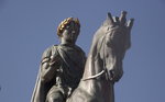 Bonaparte: statue des frères Bonaparte sur la place du Diamant à Ajaccio