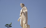 Napoléon et ses lions: statue sur la place Foch à Ajaccio
