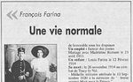Farina François : une vie normale (Héros de la guerre 14-18)