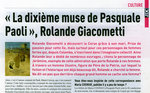 Paoli Pasquale: Rolande Giacometti nous en parle