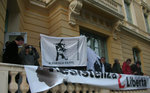 Resistenza è Libertà: une manifestation met le feu à l'Assemblée de Corse (12 janvier 2008)