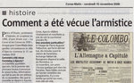 Comment a été vécu l'armistice en Corse ?