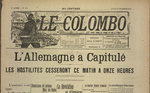 Victoire annoncée aux Corses (Le Colombo - 11 novembre 1918)