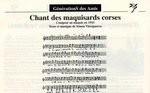 Chant des maquisards corses