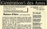 Journal GénérationS des amis n°2 (avril 2000)