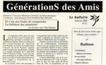 Journal GénérationS des amis n°21 (janvier 2006)