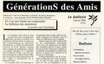 Journal GénérationS des amis n°21 (janvier 2006)