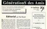 Journal GénérationS des amis n°23 (janvier 2007)