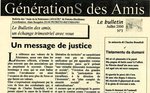 Journal GénérationS des amis n°3 (juillet 2000)