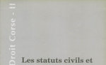 Les statuts civils et criminels de la Corse