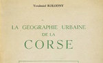 La Géographie urbaine de la Corse (1962)