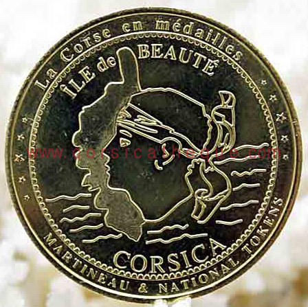 Médaille Touristique - Bastia Corse - Martineau & National Tokens - Or Nordique