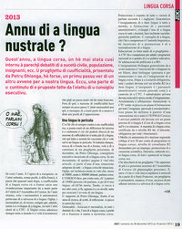 2013 annu di a lingua nustrale