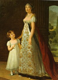 Caroline Murat, reine de Naples avec sa fille Letizia (Élisabeth Vigée Le Brun)