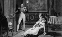 Divorce de Napoléon et Joséphine (estampe de Bosselman gravée par Chasselat)
