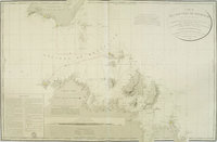 HELL Carte des Bouches de Bonifacio Paris 1823 1831