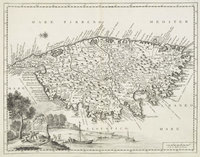SALMON Carta geografica del Regno di Corsica Venise Albrizzi 1762