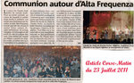 Le concert des 30 ans de radio Alta Frequenza (juillet 2011)