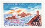 Timbre La Poste Les Iles Sanguinaires (3 francs) 1996