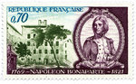 Timbre Napoléon Bonaparte 1769-1821 (0,70 franc) 1969