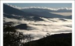 Cieux et nuages de la région de Corte