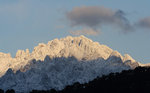 Corse sous la neige