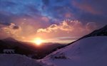 Neige à Bocognano (16 janvier 2017)