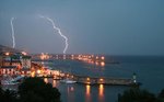Bastia sous les orages